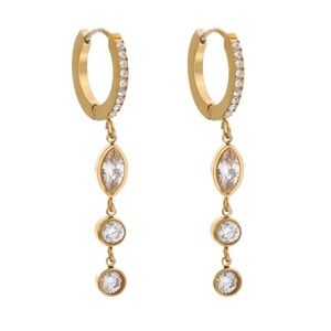 Elegant Gold Drop Earrings